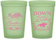 Custom Derby Day 16 oz Glow In The Dark Cups - Down And Derby | 320001