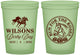 Custom Derby Day 16 oz Glow In The Dark Cups - Run For The Horses | 320006