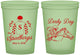 Custom Derby Day 16 oz Glow In The Dark Cups - Horses | 320007
