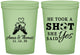 Custom Wedding 16 oz Glow In The Dark Cups - Took A Shot Soccer | 322