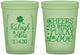 Custom Wedding 16 oz Glow In The Dark Cups - Lucky In Love | 328