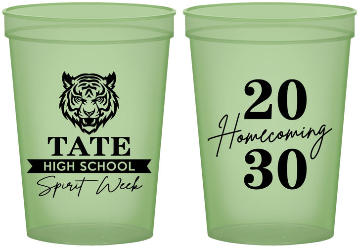 Custom Homecoming 16 oz Glow In The Dark Cups - Hoco Spirit Week | 330015