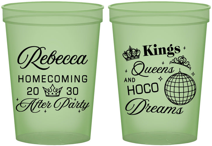Custom Homecoming 16 oz Glow In The Dark Cups - Hoco After Party | 330027