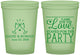 Custom Wedding 16 oz Glow In The Dark Cups - Love Party | 331