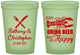 Custom Wedding 16 oz Glow In The Dark Cups - Crawfish Boil | 332