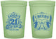 Custom 21st Birthday 16 oz Glow In The Dark Cups - Cheers | 340001