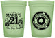 Custom 21st Birthday 16 oz Glow In The Dark Cups - Legal At Last Vegas | 340004