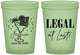 Custom 21st Birthday 16 oz Glow In The Dark Cups - Legal At Last | 340005