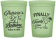 Custom 21st Birthday 16 oz Glow In The Dark Cups - Finally Twenty One | 340008