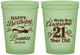 Custom 21st Birthday 16 oz Glow In The Dark Cups - Cowgirl | 340013
