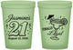 Custom 21st Birthday 16 oz Glow In The Dark Cups - Finally Legal | 340018