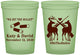Custom Wedding 16 oz Glow In The Dark Cups - We Bit The Bullet | 343