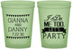 Custom Wedding 16 oz Glow In The Dark Cups - I Do Me Too | 363