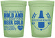 Custom Wedding 16 oz Glow In The Dark Cups - To Have And To Hold | 384