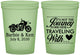 Custom Wedding 16 oz Glow In The Dark Cups - Journey Traveling With | 388