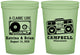 Custom Wedding 16 oz Glow In The Dark Cups - Class Love Cassette Tape | 389