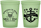 Custom Wedding 16 oz Glow In The Dark Cups - Anchor Nautical | 391