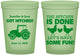 Custom Wedding 16 oz Glow In The Dark Cups - Got Hitched Tractor | 397