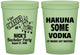 Custom Bachelor Party 16 oz Glow In The Dark Cups - Fiesta Mexican | 40004