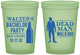 Custom Bachelor Party 16 oz Glow In The Dark Cups - Dead Man Walking | 40011