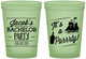 Custom Bachelor Party 16 oz Glow In The Dark Cups - Boat | 40023