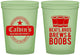 Custom Bachelor Party 16 oz Glow In The Dark Cups - Brews And Boobs | 40031