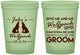 Custom Bachelor Party 16 oz Glow In The Dark Cups - Wolfpack | 40036