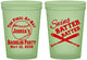 Custom Bachelor Party 16 oz Glow In The Dark Cups - Baseball | 40038