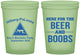 Custom Bachelor Party 16 oz Glow In The Dark Cups - Beer And Boobs | 40040