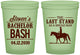 Custom Bachelor Party 16 oz Glow In The Dark Cups - The Last Stand | 40050