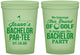 Custom Bachelor Party 16 oz Glow In The Dark Cups - Golf | 40052