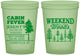 Custom Bachelor Party 16 oz Glow In The Dark Cups - Camping | 40065