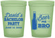 Custom Bachelor Party 16 oz Glow In The Dark Cups - Beer Me Bro | 40071