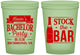 Custom Bachelor Party 16 oz Glow In The Dark Cups - Stock The Bar | 40073