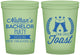 Custom Bachelor Party 16 oz Glow In The Dark Cups - One Last Toast | 40095