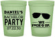 Custom Bachelor Party 16 oz Glow In The Dark Cups - We Fucked Up | 40099