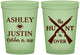 Custom Wedding 16 oz Glow In The Dark Cups - The Hunt Is Over | 412