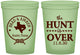 Custom Wedding 16 oz Glow In The Dark Cups - The Hunt Is Over | 426