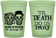 Custom Wedding 16 oz Glow In The Dark Cups - Til Death Do Us Part | 441