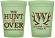 Custom Wedding 16 oz Glow In The Dark Cups - Monogram | 442