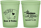 Custom Wedding 16 oz Glow In The Dark Cups - Las Vegas | 453
