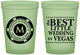 Custom Wedding 16 oz Glow In The Dark Cups - Las Vegas | 457
