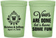 Custom Wedding 16 oz Glow In The Dark Cups - Monogrammed | 462