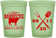 Custom Wedding 16 oz Glow In The Dark Cups - I Do Barbecue Bbq | 471