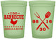 Custom Wedding 16 oz Glow In The Dark Cups - I Do Barbecue Bbq | 472