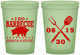 Custom Wedding 16 oz Glow In The Dark Cups - I Do Barbecue Bbq | 473