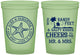 Custom Wedding 16 oz Glow In The Dark Cups - Sandy Feet Salty Kisses | 488