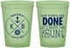 Custom Wedding 16 oz Glow In The Dark Cups - Nautical | 495