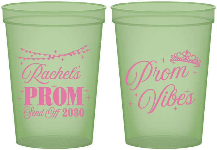 Custom Prom 16 oz Glow In The Dark Cups - Send Off | 50007
