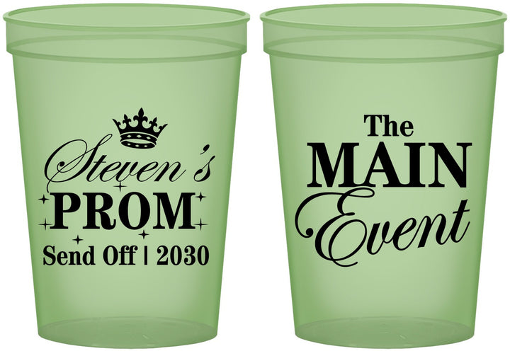 Custom Prom 16 oz Glow In The Dark Cups - Send Off | 50008